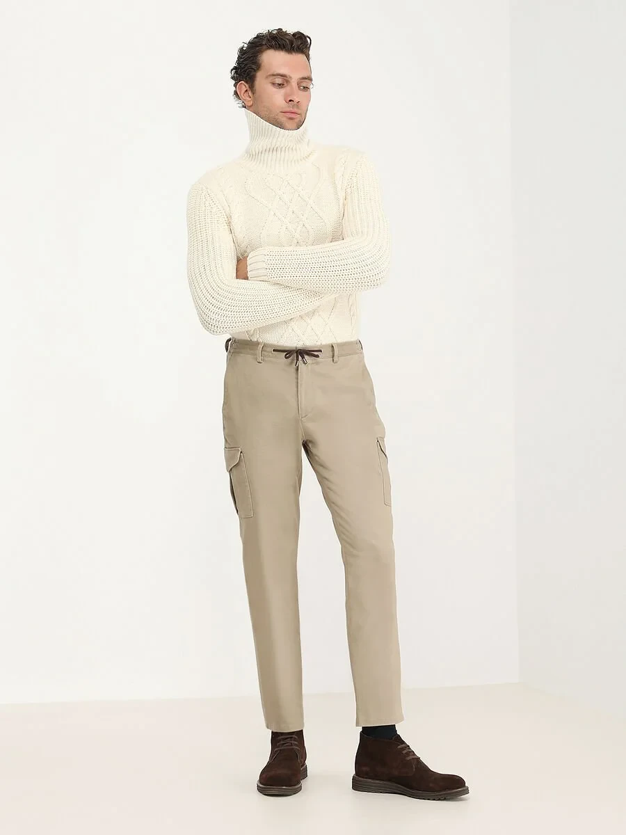 Ecru Knitwear Sweatshirt - 2