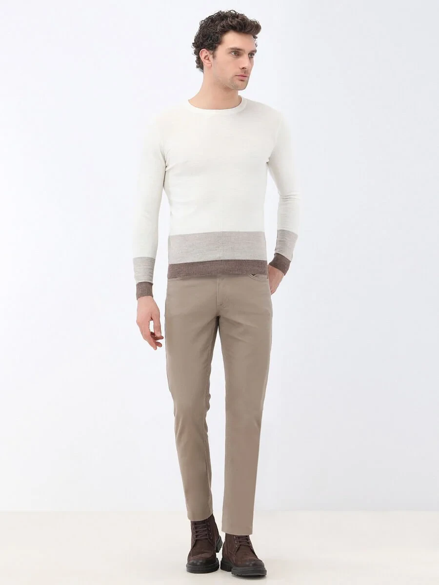 Ecru Knitwear Sweatshirt - 2