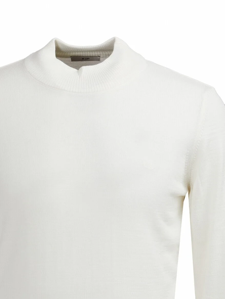Ecru Knitwear Sweatshirt - 2