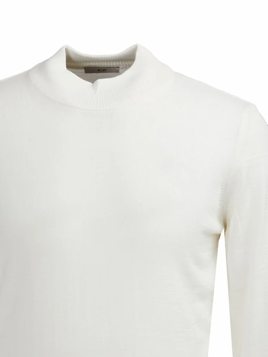 Ecru Knitwear Sweatshirt - 2