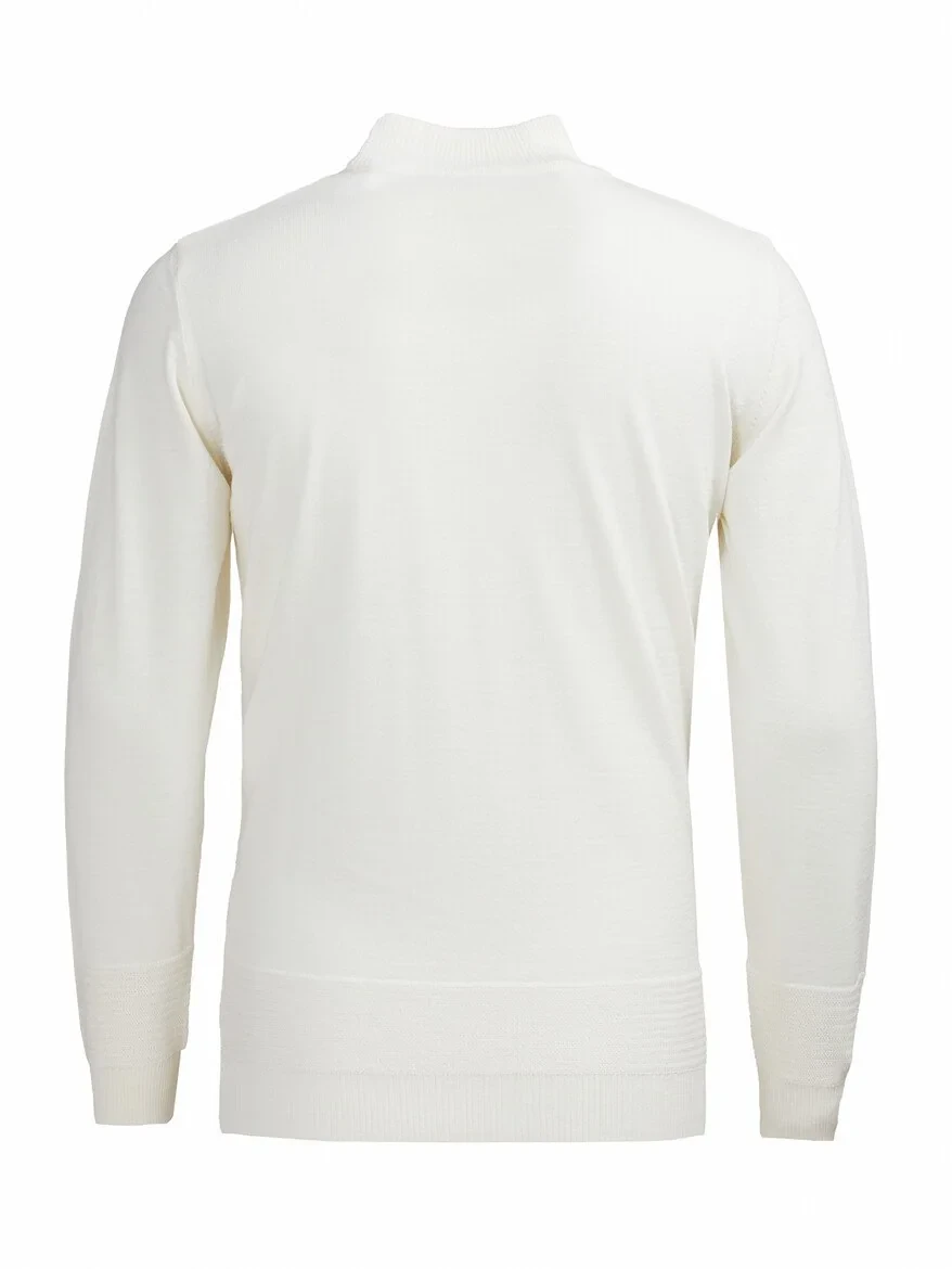 Ecru Knitwear Sweatshirt 