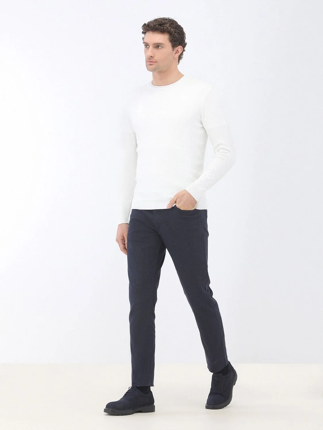 Ecru Knitwear Sweatshirt - 2