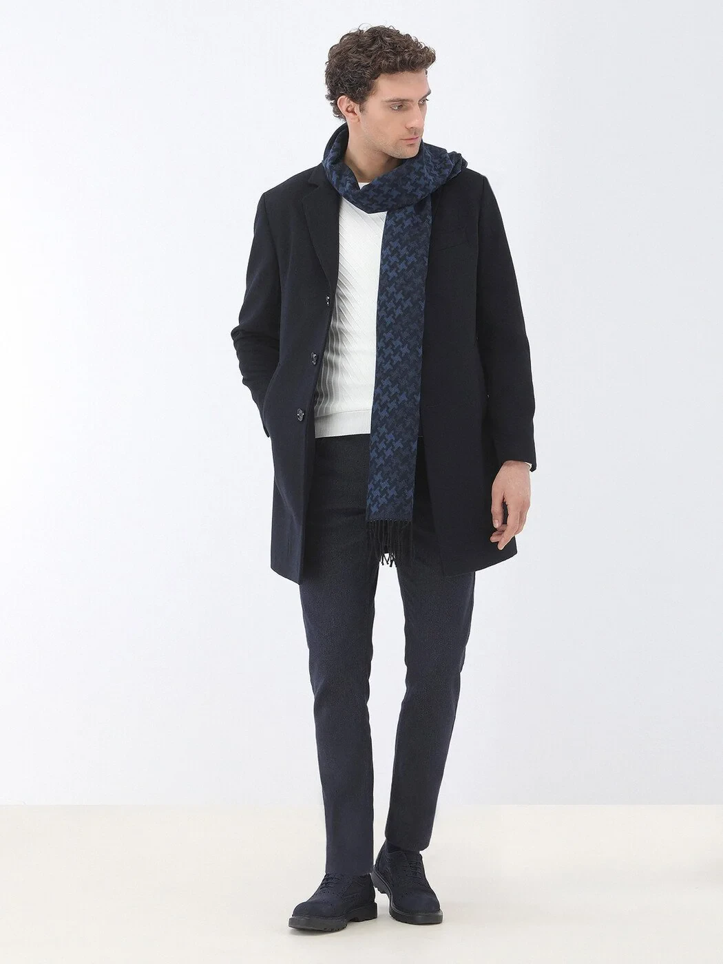 Ecru Knitwear Sweatshirt - 3