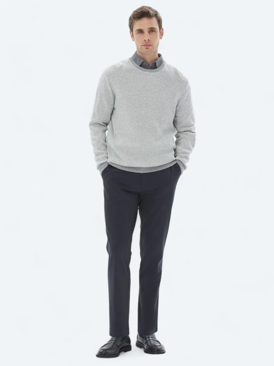 Ecru Knitwear Sweatshirt - 2
