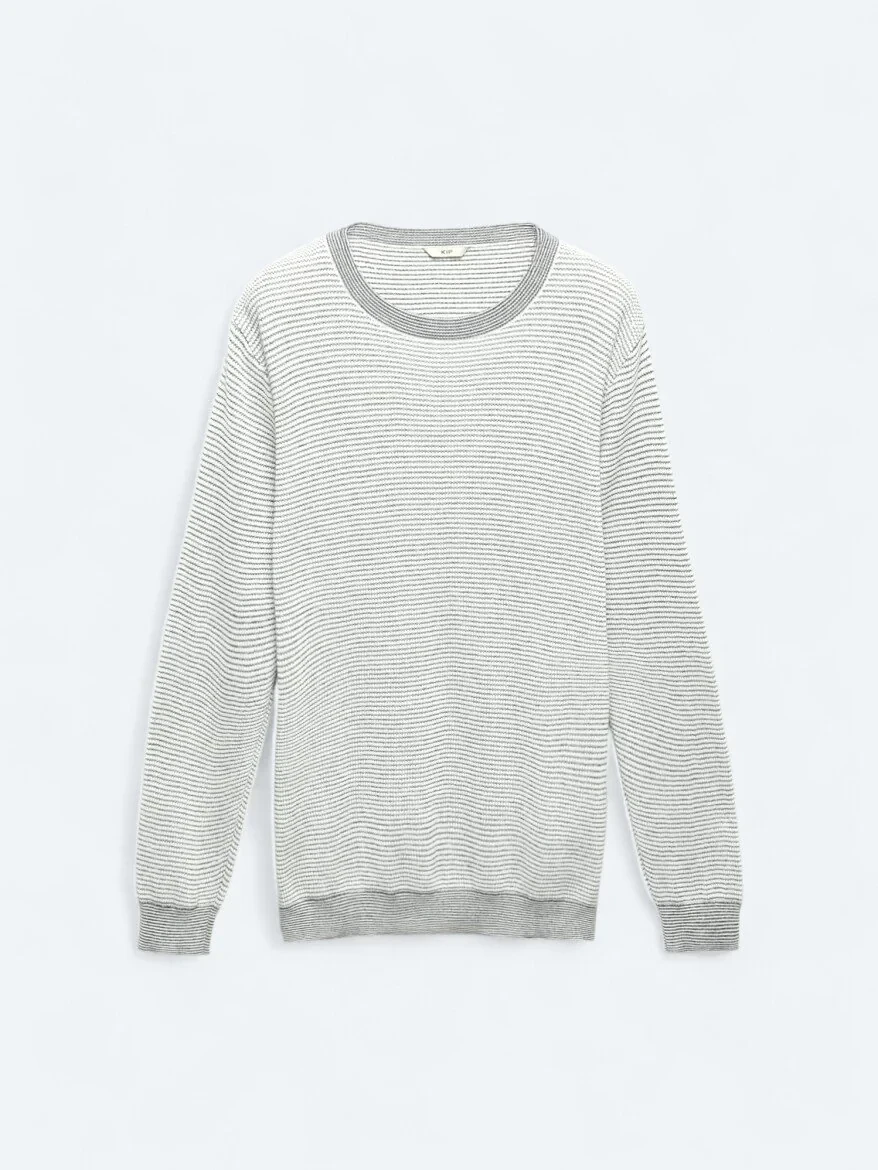 Ecru Knitwear Sweatshirt - 8