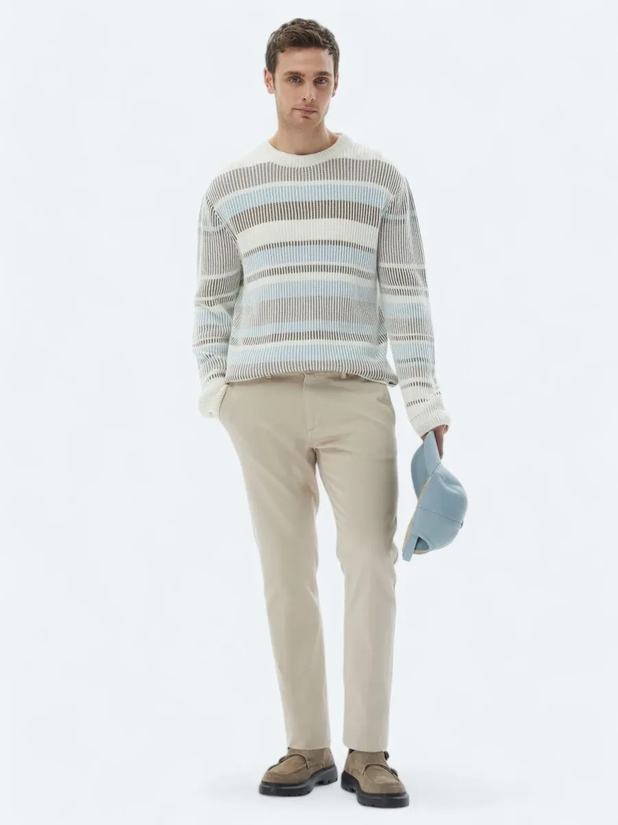 Ecru Knitwear Sweatshirt - 2