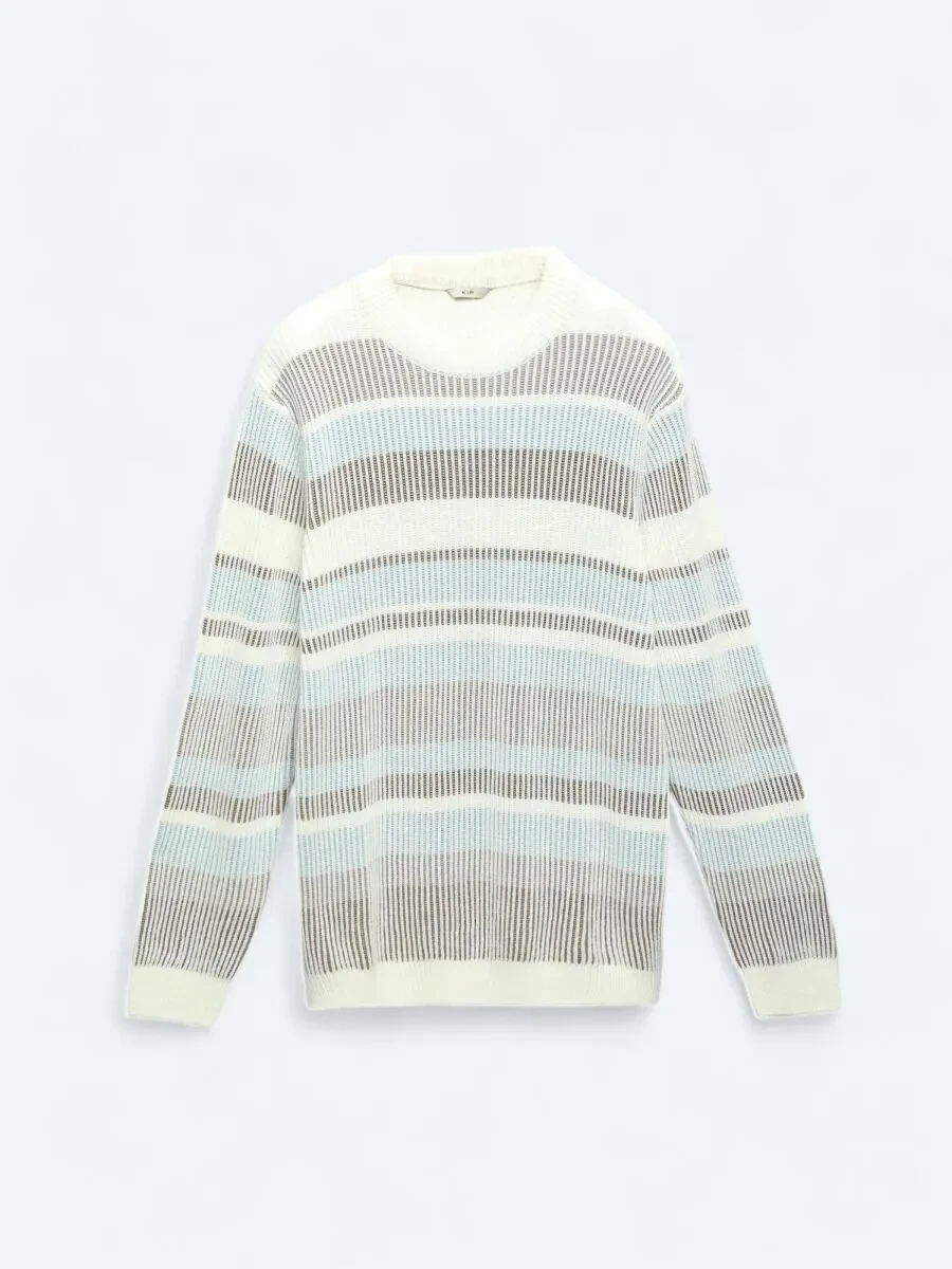 Ecru Knitwear Sweatshirt - 6