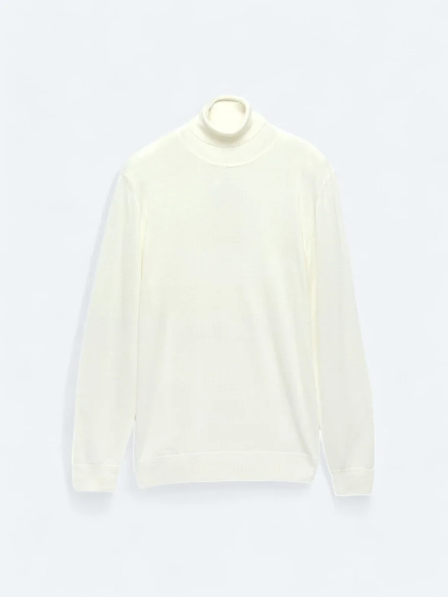 Ecru Knitwear Sweatshirt - 7