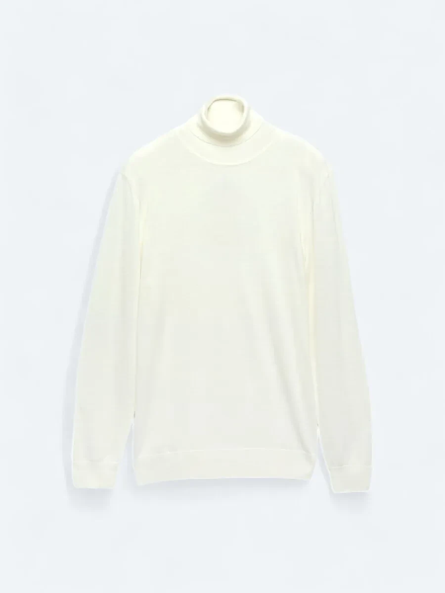 Ecru Knitwear Sweatshirt - 7