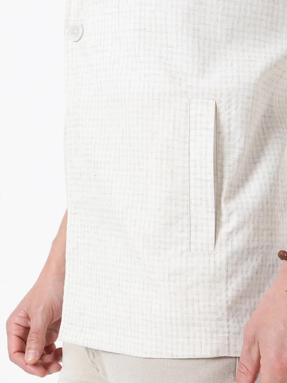 Ecru Overshirt - 4