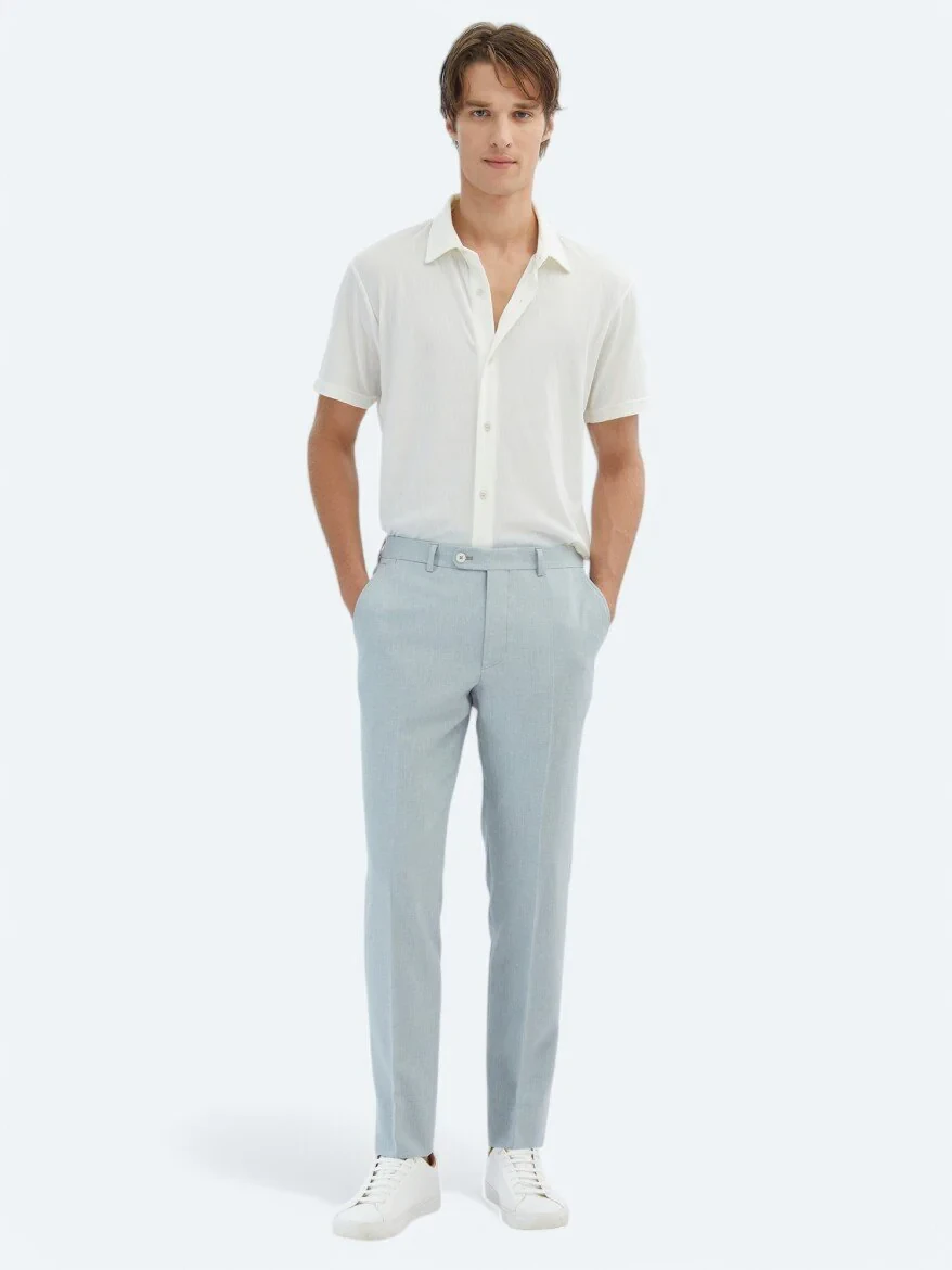 Ecru Patterned Regular Fit Knitting Casual Shirt - 2