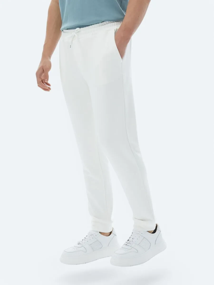 Ecru Sweat Pants - 3