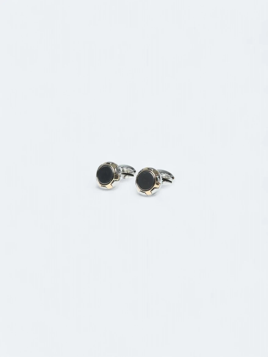 Gold Brass Cuff Link - 1