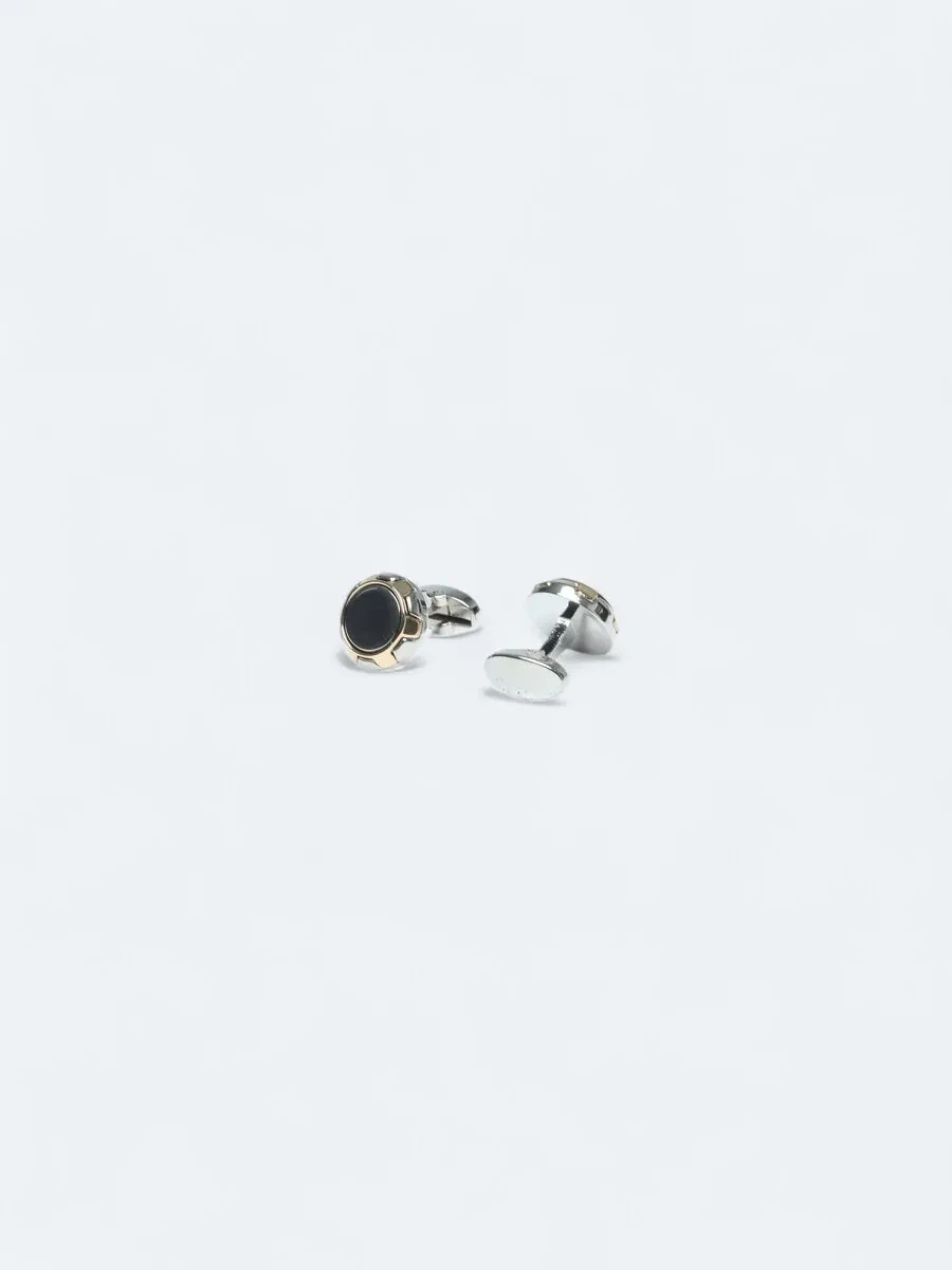Gold Brass Cuff Link - 2