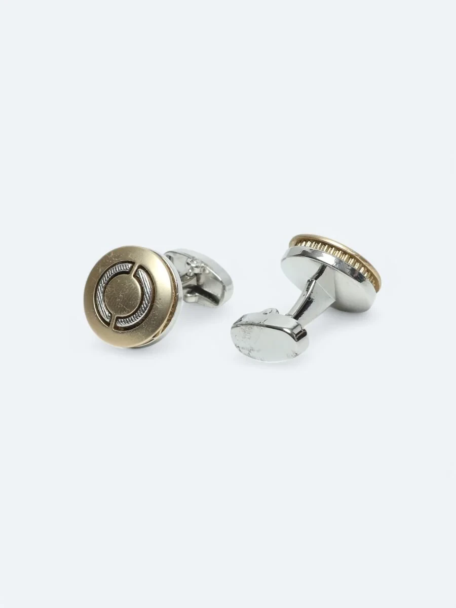 Gold Metal Cuff Link - 2