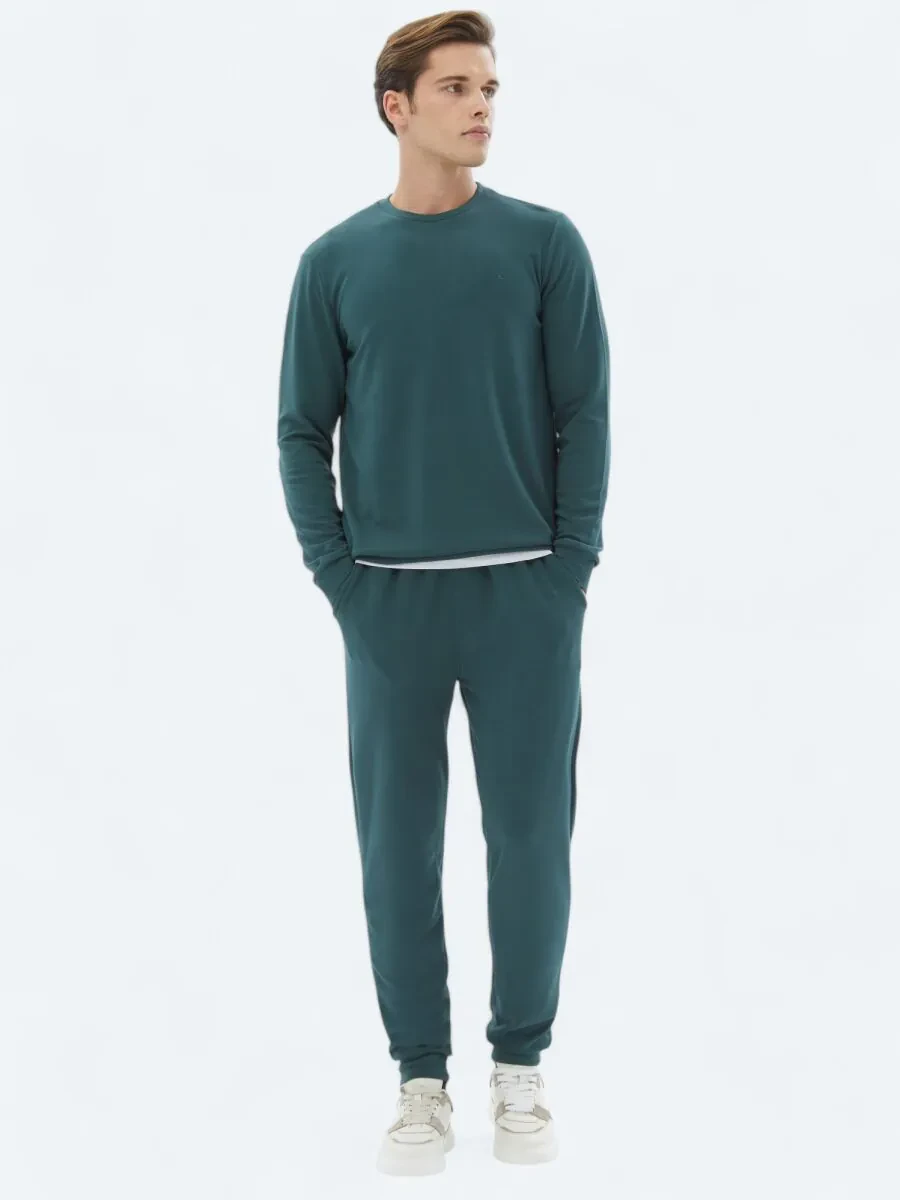 Green Crew Neck Sweatshirt - 2