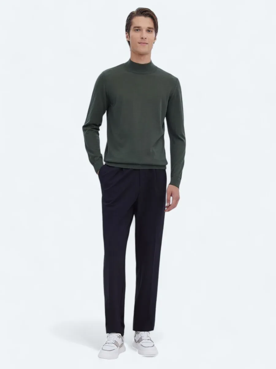 Green Knitwear Sweatshirt - 2
