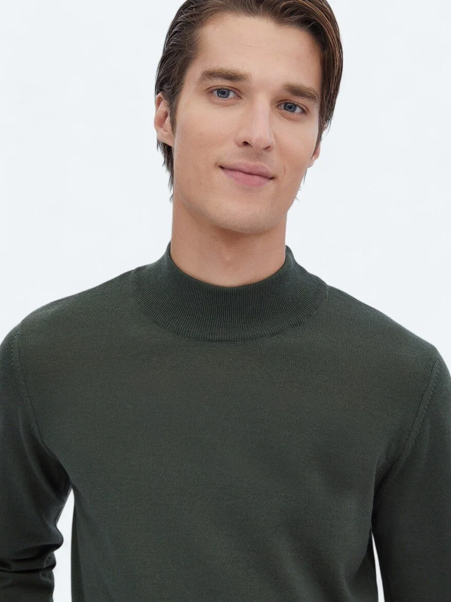 Green Knitwear Sweatshirt - 3
