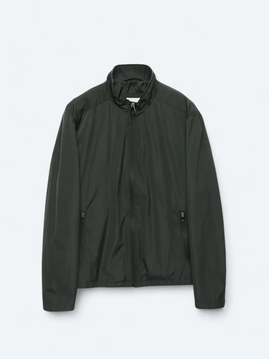 Green Weaving Coat - 1