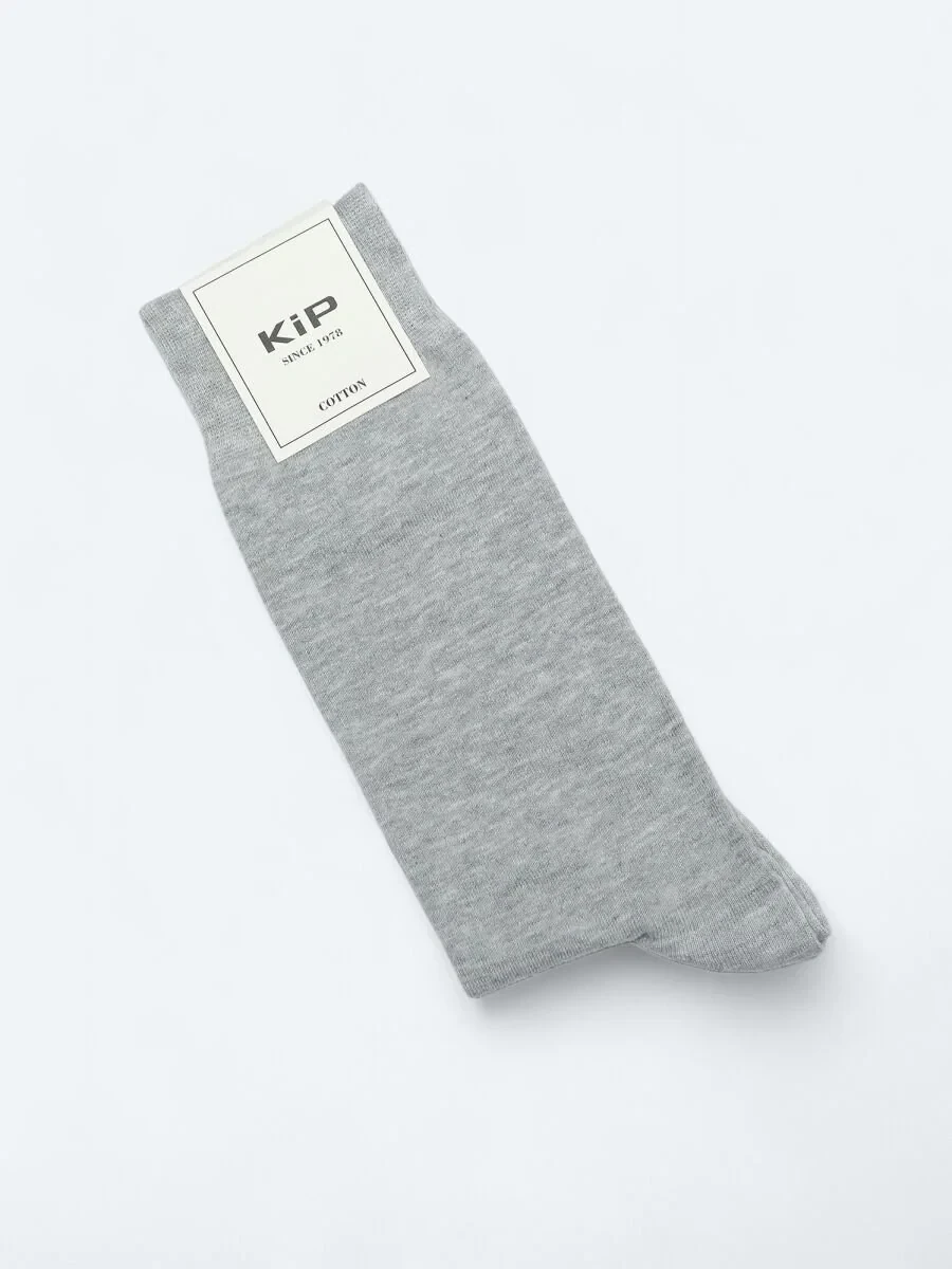 Grey %75 Pamuk ,%23 Polyamid ,%2 Elastan Socks - 1
