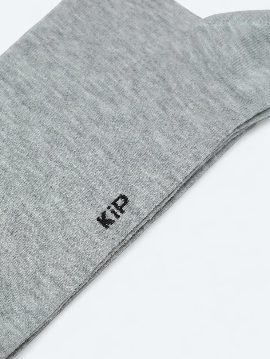 Grey %75 Pamuk ,%23 Polyamid ,%2 Elastan Socks - 2