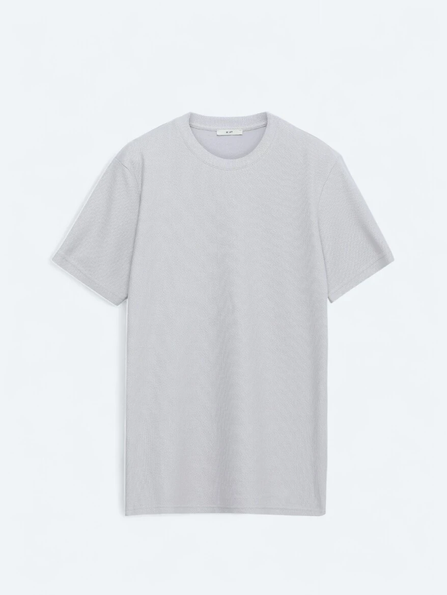 Grey Crew Neck 100% Cotton T-Shirt 