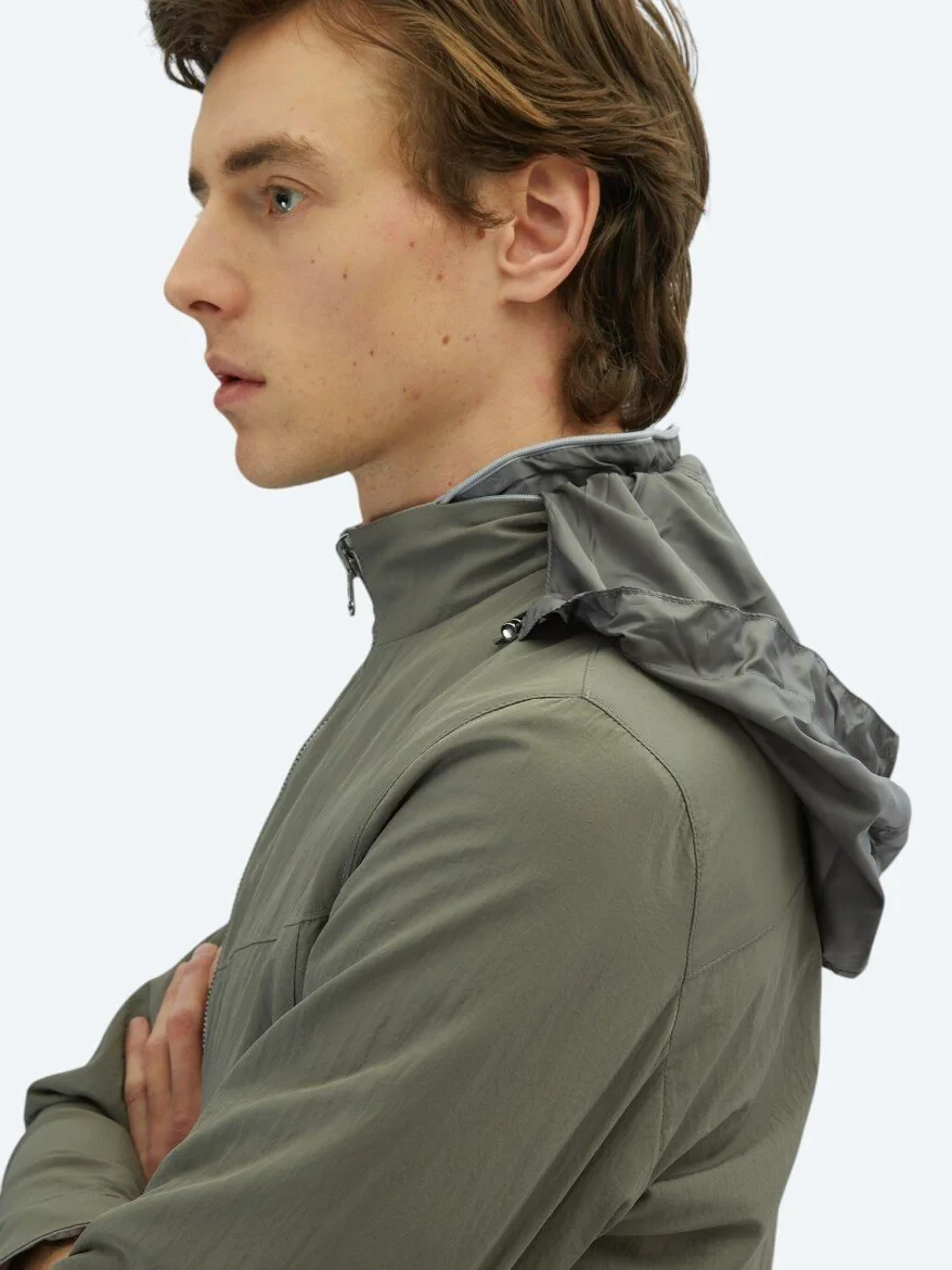 Grey Double-Sided Weaving Coat - 8
