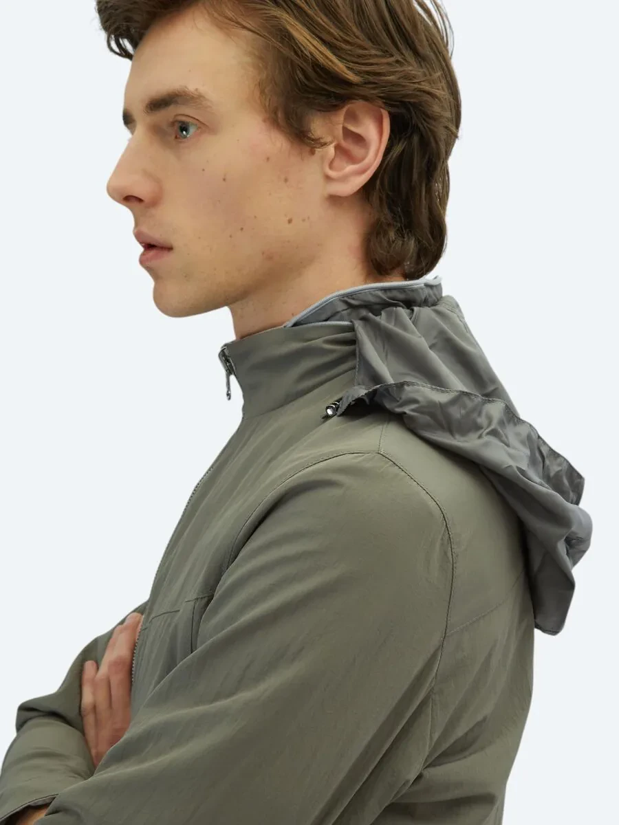 Grey Double-Sided Weaving Coat - 8