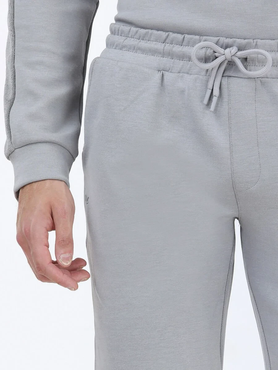 Grey Knitting Jogging Fit Sport Bermuda - 3