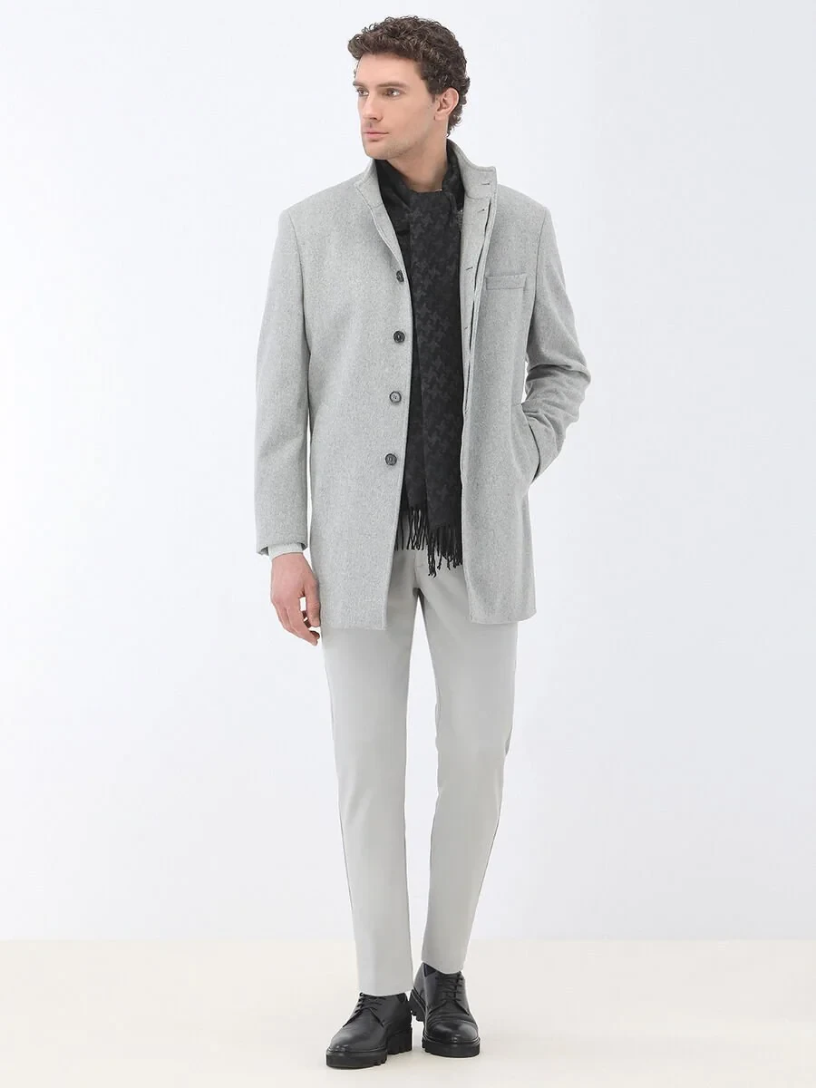 Grey Knitwear Sweatshirt - 3