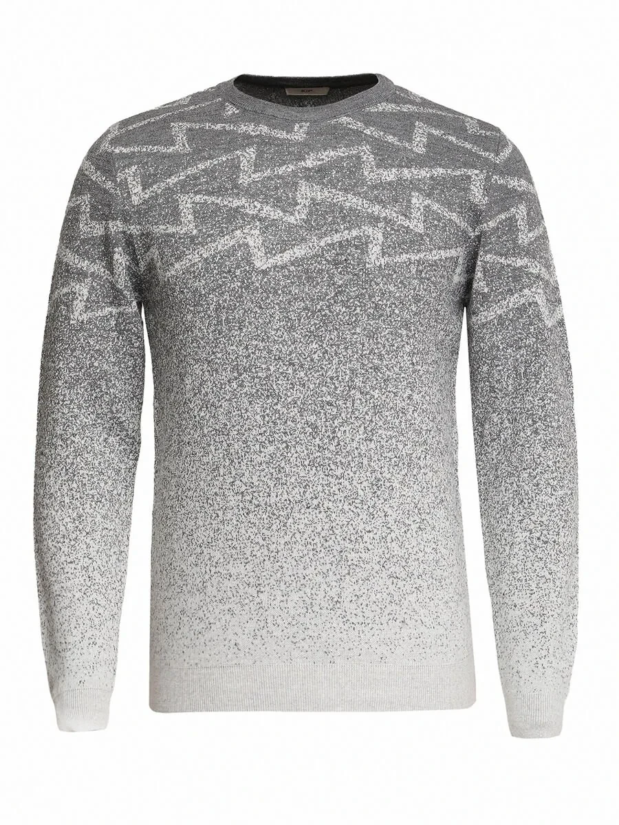 Grey Knitwear Sweatshirt - 6
