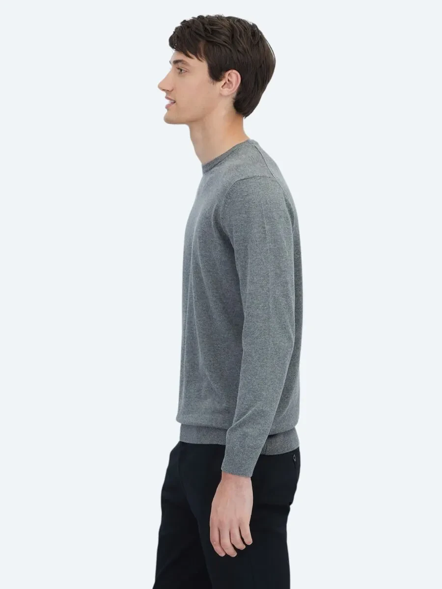 Grey Knitwear Sweatshirt - 3