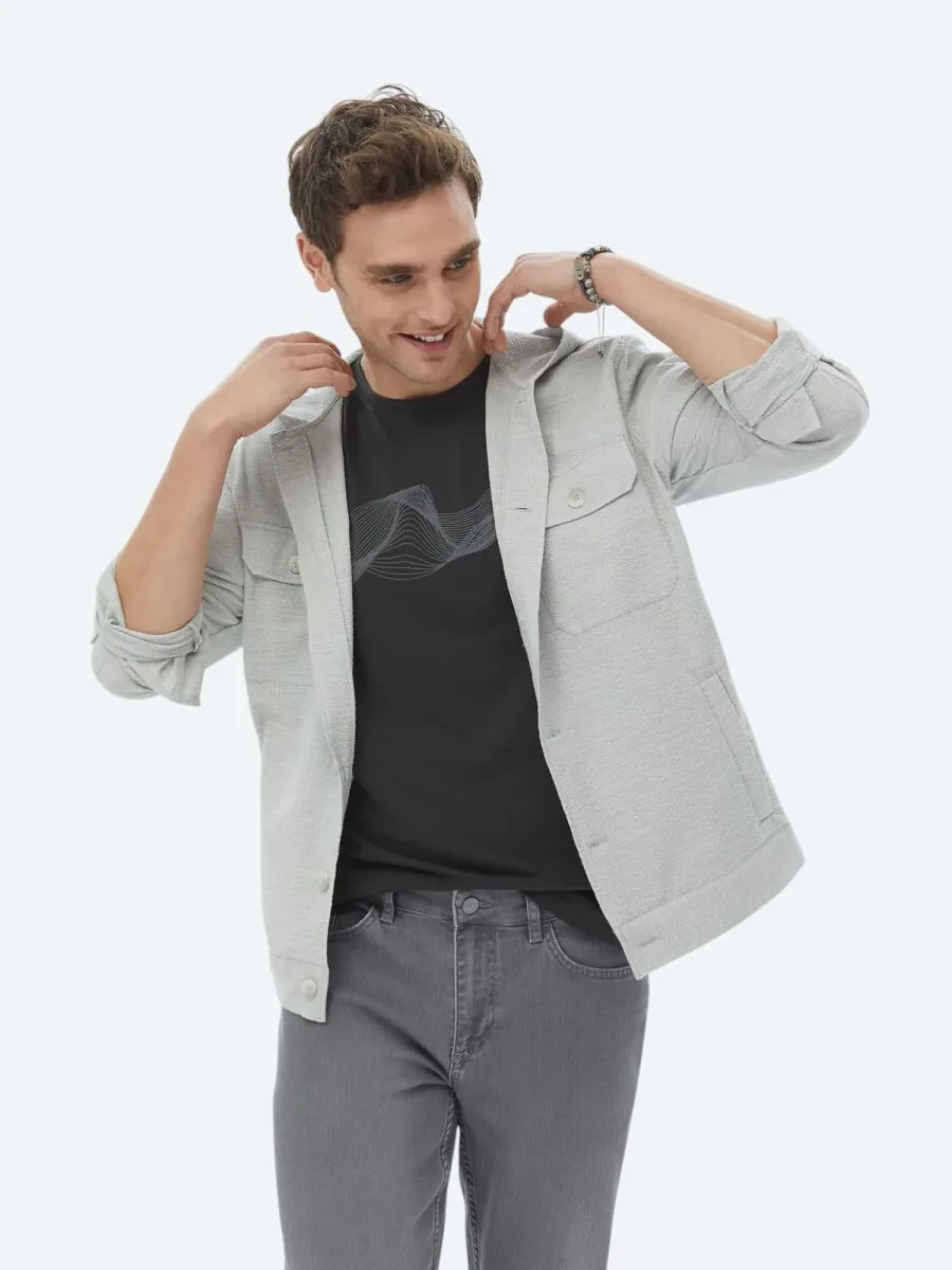 Grey Overshirt - 3