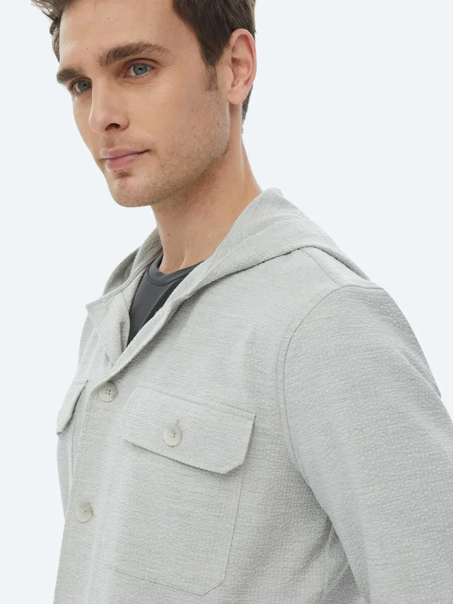 Grey Overshirt - 4