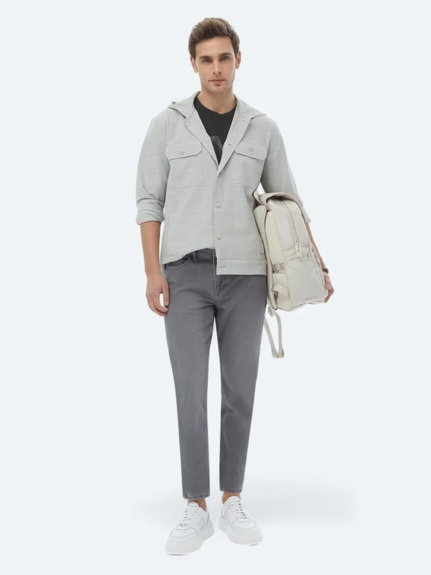 Grey Overshirt - 8