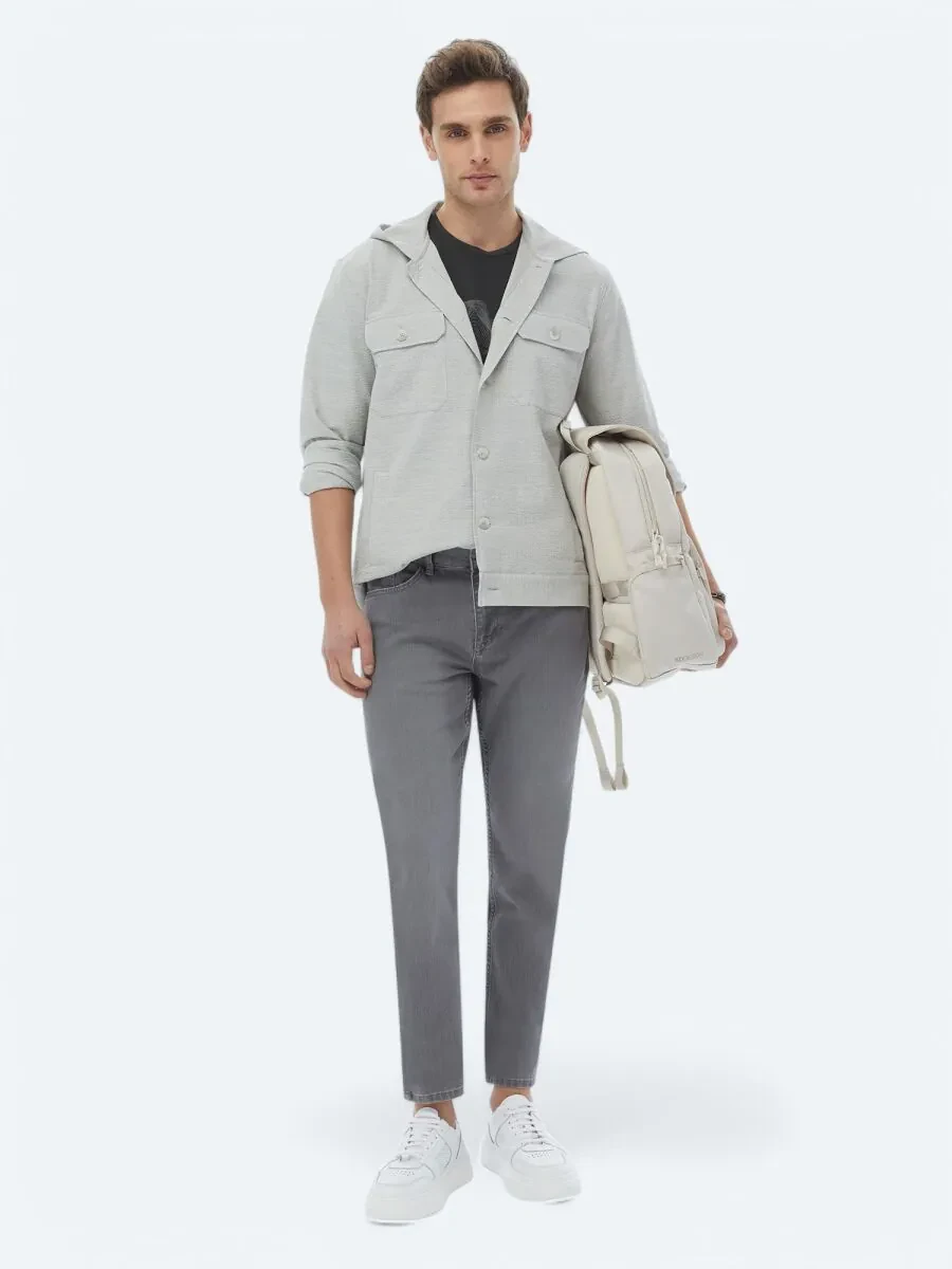 Grey Overshirt - 8