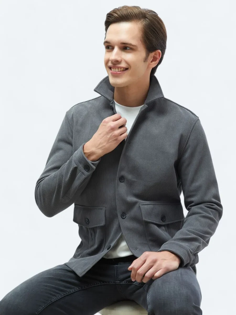 Grey Overshirt - 1