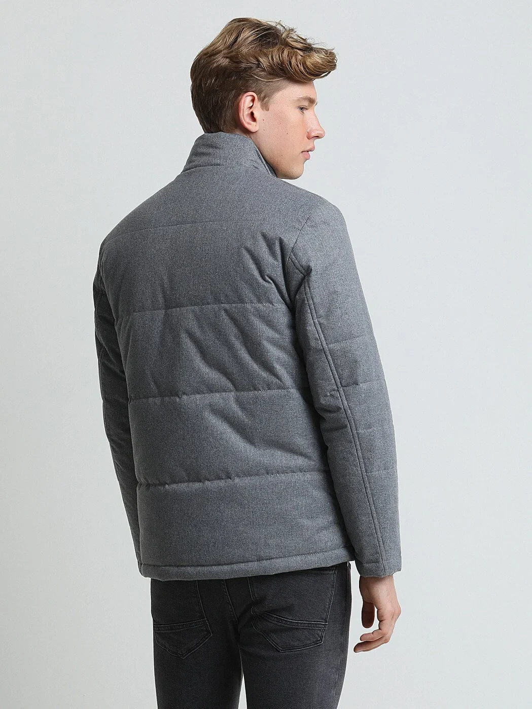 Grey Regular Fit Blazer - 5