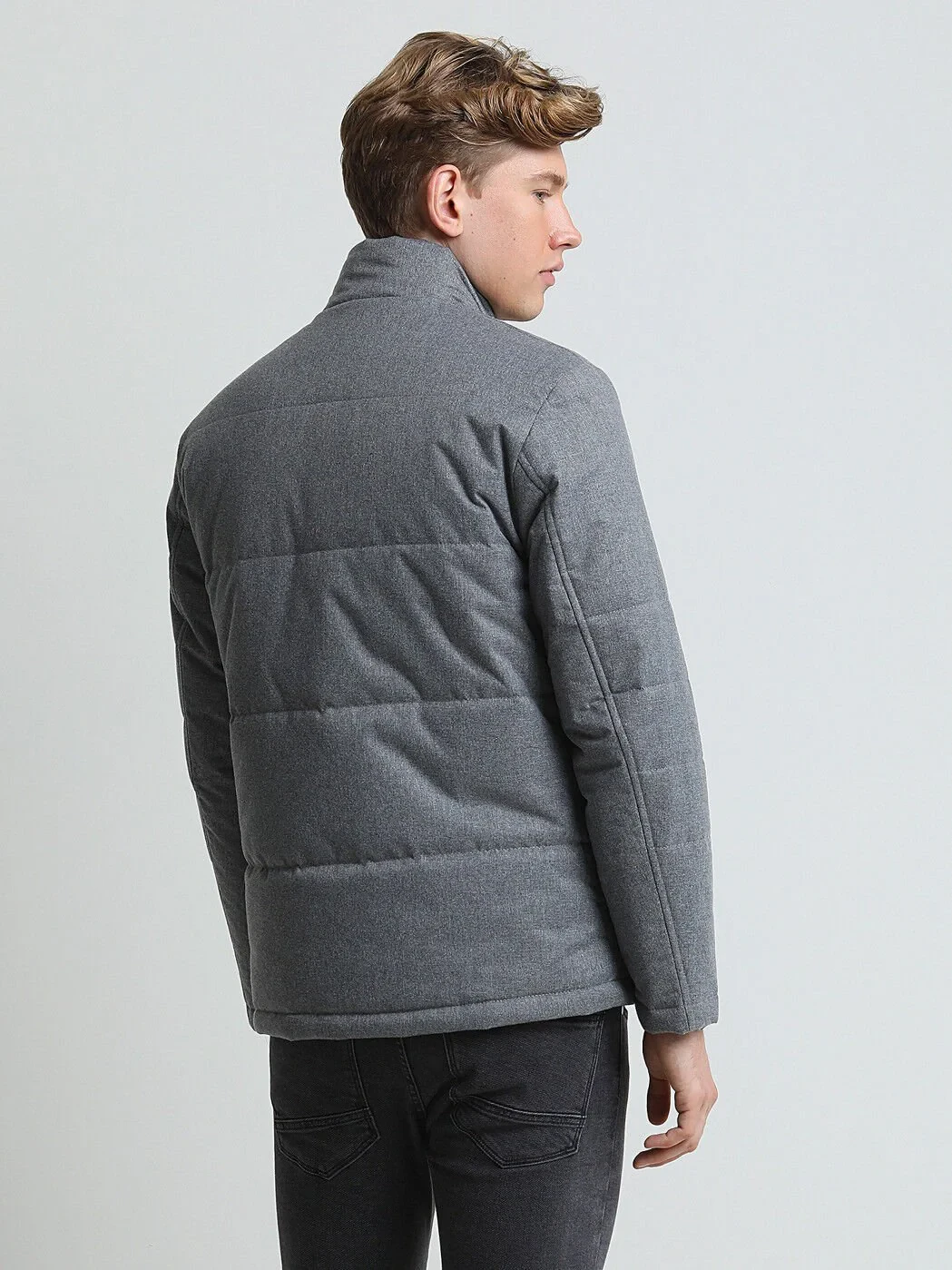 Grey Regular Fit Blazer - 5