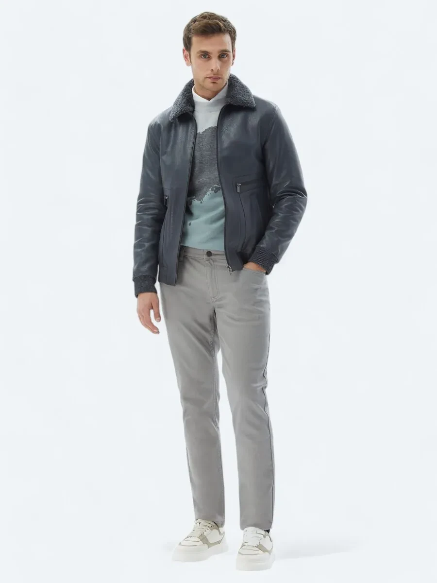 Grey Sheep Leather Leather Coat - 2