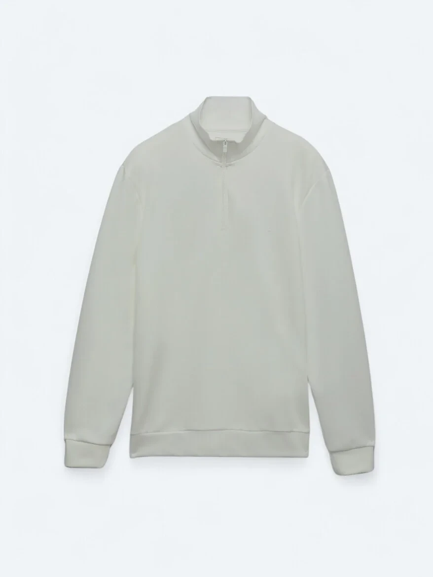 Grey Turtleneck Sweatshirt - 8