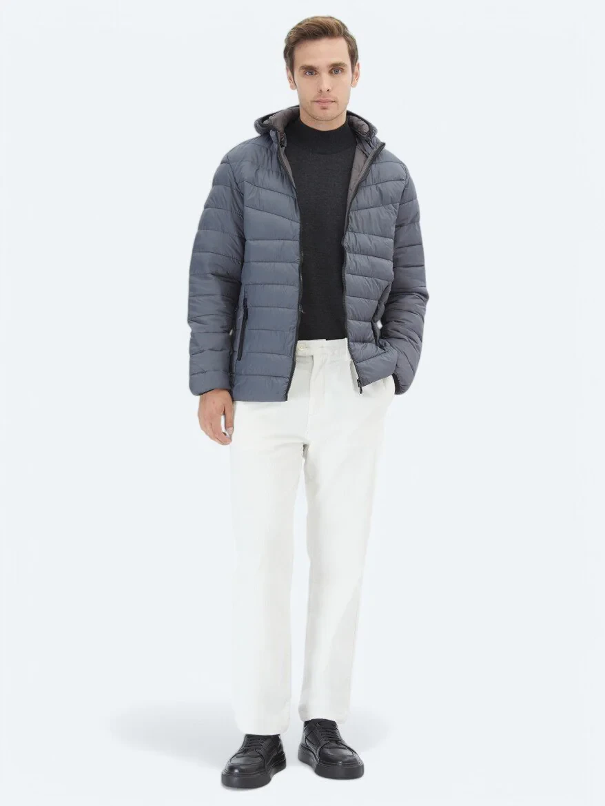 Grey Weaving Coat - 2