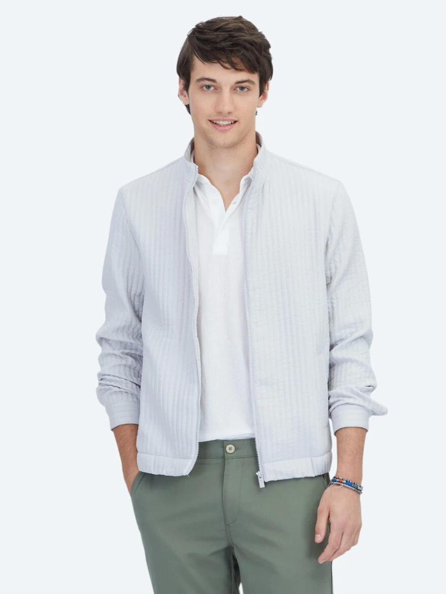 Grey Weaving Coat - 3