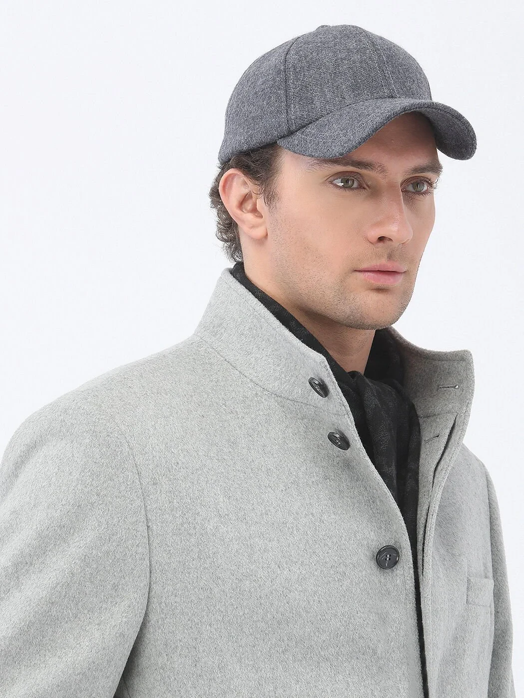 Grey Weaving Overcoat - 5