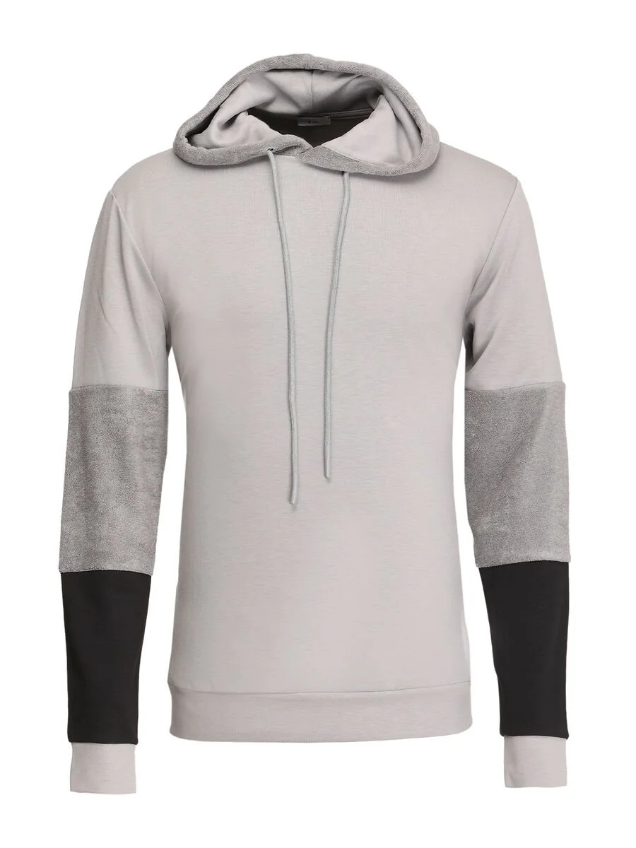 Gri Kapüşonlu Sweatshırt - 5