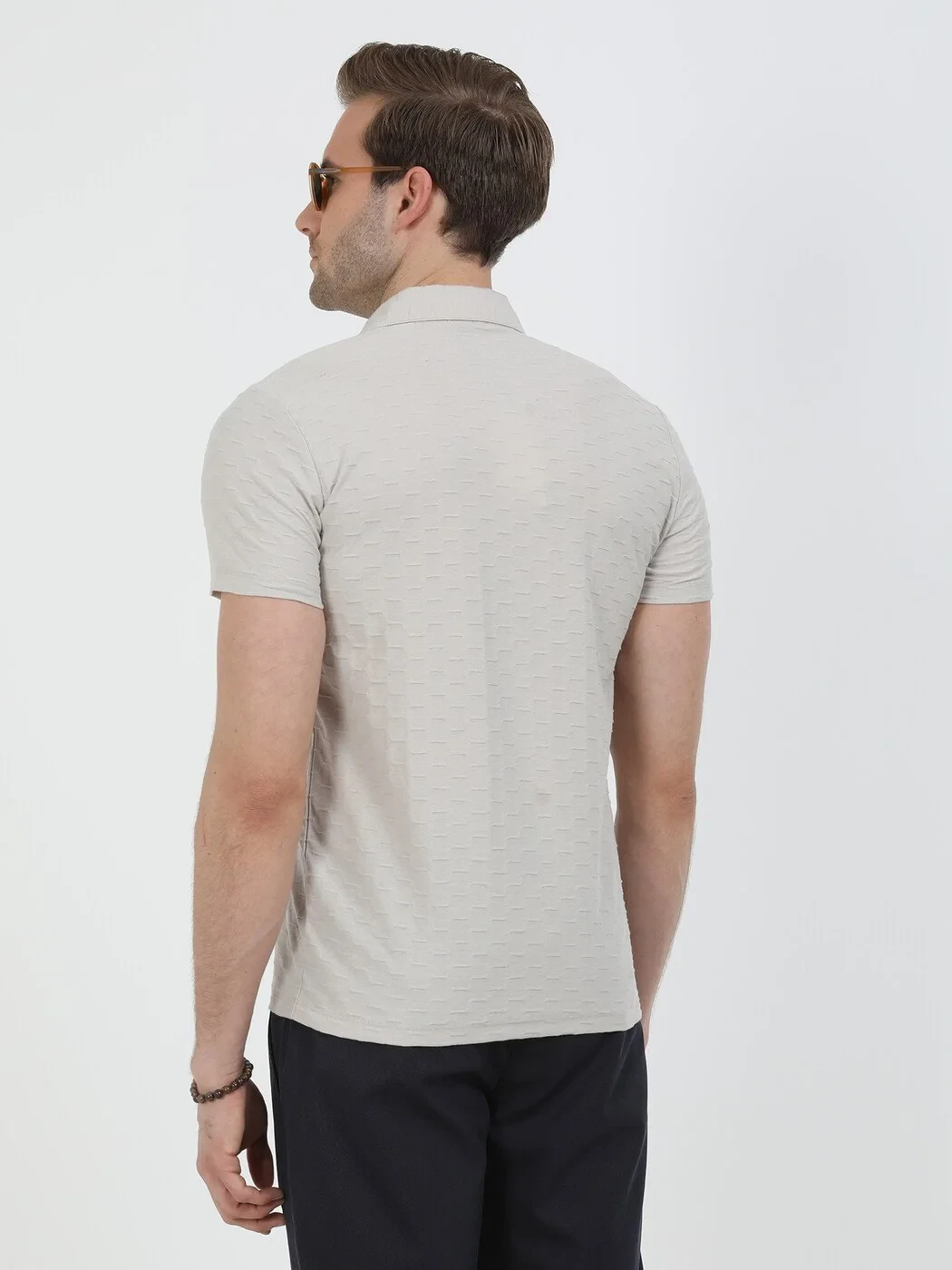 Gri Regular Fit Casual %100 Pamuk Gömlek - 4
