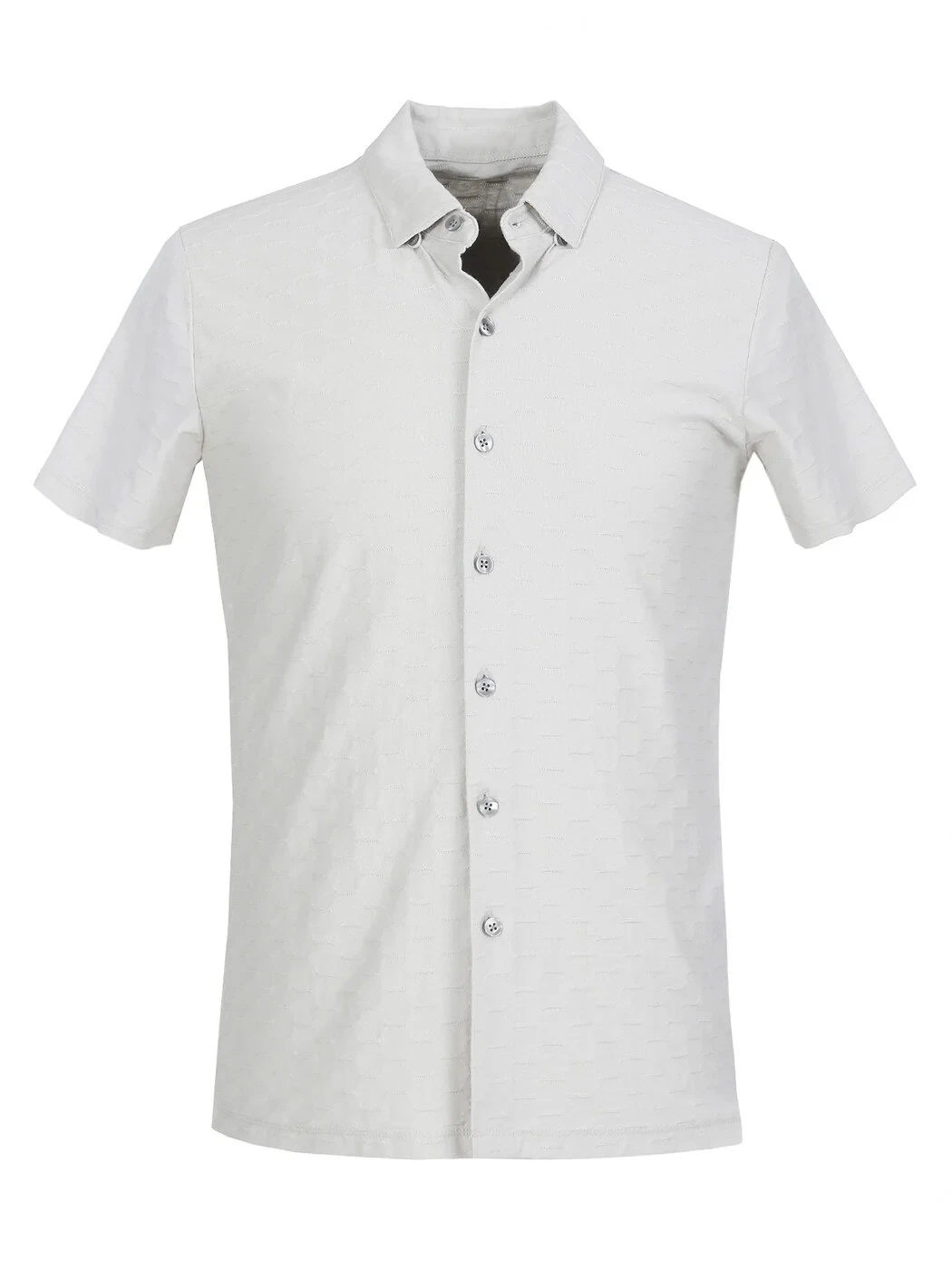 Gri Regular Fit Casual %100 Pamuk Gömlek - 5