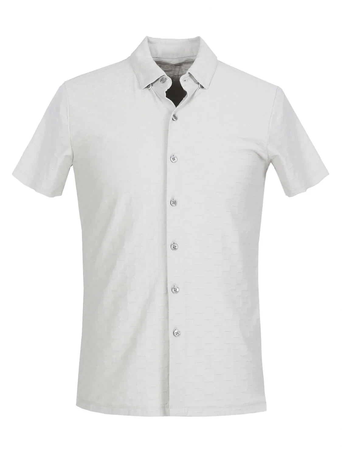 Gri Regular Fit Casual %100 Pamuk Gömlek - 5