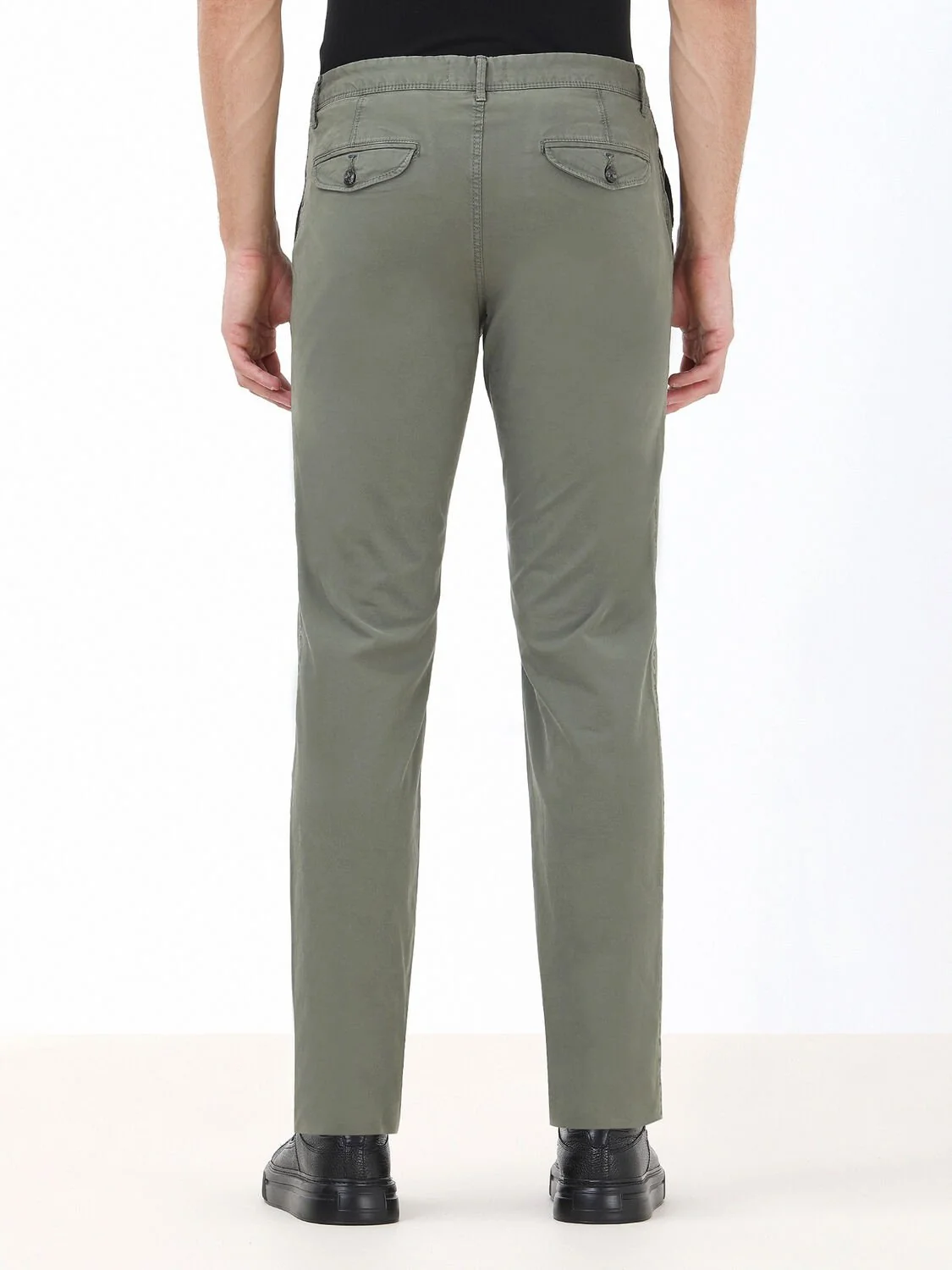 Haki Dokuma Slim Fit Casual Pantolon - 4