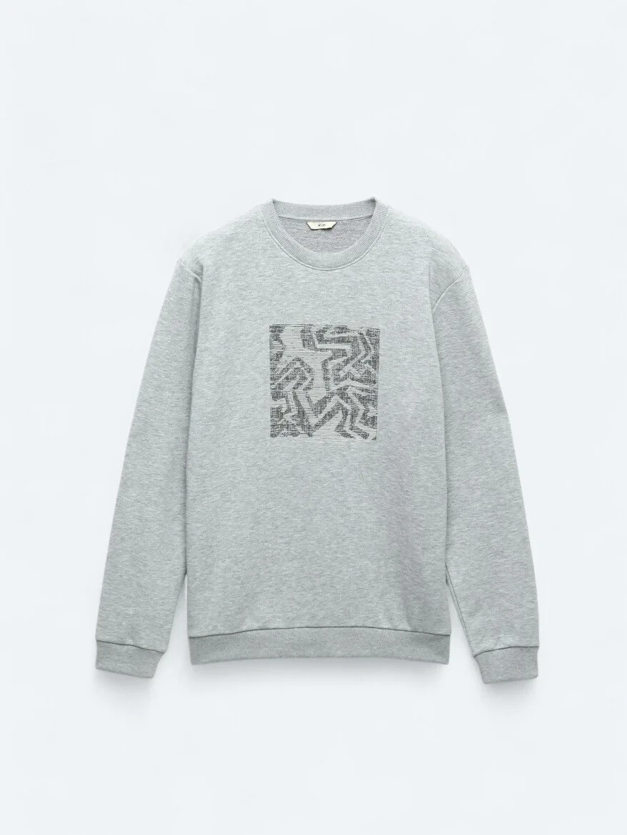 Hard Coal Crew Neck Printed Sweatshirt - 5